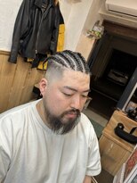 グッドラックバーバーハナレ 吉祥寺&nbsp;コーンロウ［バーバー/吉祥寺/スキンフェード／メンズ/顔剃り