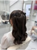ライブ前ヘアアレンジ