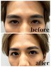 【メンズ眉】眉毛パーマ+眉毛パーマ(WAX・眉カット込) ¥4950