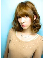 アズーア ヘアーアンドスパ(azure hair&spa)&nbsp;伸ばし途中に最適☆外はねふわミディ　【横浜駅】