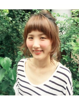 ラウンジ モリオ イケブクロ(Lounge MORIO Ikebukuro) 【morio池袋】ショートバングロブ&ラフアレンジ