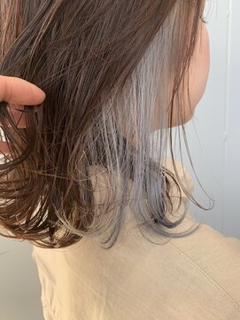 ヘアスタジオニコ(hair studio nico...) ポイントホワイトカラー