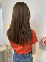 スピンヘアワークス(Spin Hair Works) ハイライト_ミルクティーベージュ_くすみカラー@矢野