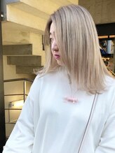■NAO■20代30代の女性から支持◎抜け感トレンドヘアならお任せ♪初めてのブリーチも可愛く【写真は本人】