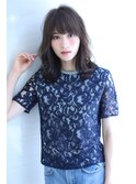 ことりベージュローライト大人かわいい小顔スリークボブ大人ボブ