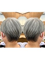 リッチ 菊名店(Rich)&nbsp;ナチュラルショートスタイル◎白髪生かし美シルエット