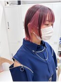 インナーカラー ピンク