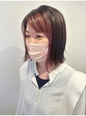 オシャレ外はねボブ