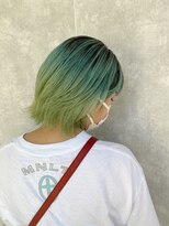 シード 成増 下赤塚店(ced.)&nbsp;【ced.】ターコイズ×グラデーションカラー×外はね