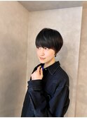 20代30代大人美人小顔ブリーチなし韓国ヘアアッシュブラック