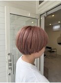 ショート×ベイビーピンク