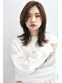 レイヤーたっぷりカジュアルミディアム