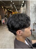 シャドウパーマニュアンスパーマ波巻きスパイラルパーマ