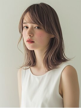 アルトリスト(Altruist Aging×HAIR&SPA) ☆シースルーバング小顔ウルフミディ黒髪メルティカラーボブ