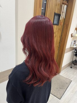 フゥカ 類家店(fuka) チェリーレッドカラー