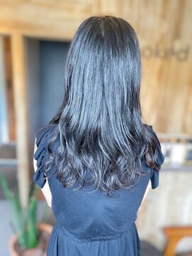 ストーク(stoked) ブルーブラック　透明感カラーxデジパー☆【STOKED 】原