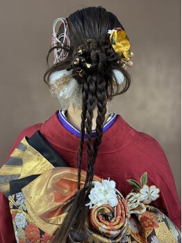 アリュア(Allure)の写真/【長野駅徒歩３分】お呼ばれ/結婚式/2次会/編み下ろしetc...セットの得意なStylistが丁寧に対応いたします*