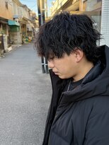 スウェル 船橋店(Swell)&nbsp;#ベリーショート#ダークアッシュ#ニュアンスパーマ#韓国マッシュ