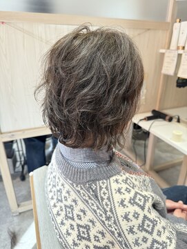 クルム(KURUMU) ボブミディ×エアリーパーマ