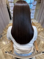 リベラル(liberal)&nbsp;ダークアッシュ レイヤーストレートロング 髪質改善【20代30代】