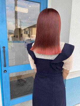 ヘアーメイク コラソン(hair make corazon) 【コラソン】インナー　ブリーチ　カラー艶髪スタイルまさる