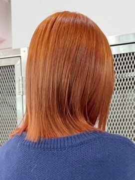 ウィコ 新宿(WICO) オレンジカラー[新宿駅/ボブウルフ/ダブルカラー/小顔]