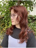 ゆるふわ大人可愛い♪20代デジタルパーマミルクティーベージュ