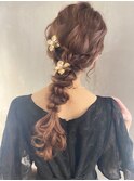 【編みおろし】表参道/表参道駅/ヘアセット/早朝