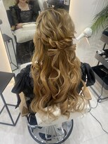 ジーナ 博多筑紫口(Zina)&nbsp;ヘアアレンジ/リボンヘアアレンジ/結婚式ヘア/zina博多筑紫口