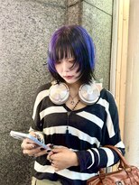 スノッブエンバンプ(snob enVAmp) 紫×黒のデザインウルフ