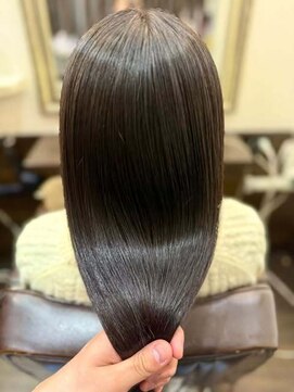 グラス 春吉1号店(glass) 【髪質改善】酸性ストレート+カット+4stepTR