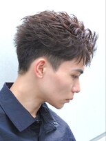 フィフス トウキョウ (fifth TOKYO) 渋谷緩めフェザーパーマフェザーショートメンズショート