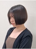結ぶのが面倒な方にオススメな短めボブ