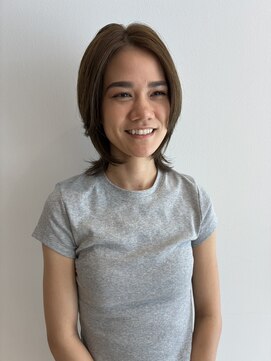 フォークロア 本店(Folk Lore) 柔らかいベージュ＆レイヤーで柔らかに！