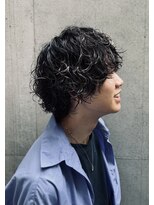 レジュアル(RESSUAL) グランジパーマ マッシュ センターパート