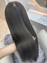 エス(Ess)&nbsp;ワイドバング/ホワイトブロンド[髪質改善/ヘアセット/大宮]