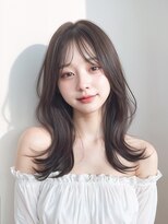 ネオリーブウリ 二子玉川店(Neolive uri)&nbsp;ミディアムヘア暗めカラーデザインカラーフェイスフレーミング