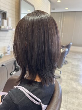 フォルムヘアデザイン 足利店(FORME hair design) 人気色◯ダークラベンダー×くびれミディ◯:stylist 白石