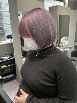 ヴィア 京都烏丸(Via) ピンクラベンダー/ラベンダー/ハイトーン/ケアブリーチ/髪質改善