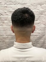 グレイスフル バーバープラチナム 六本木店(Graceful Barber platinum)&nbsp;ソフトモヒカン束感フェードショート
