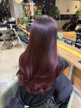 リラエ(Lyrae) 大人っぽラベンダー　レイヤーワンカール