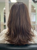 ヘアークリアー 春日部&nbsp;ナチュラル 波巻きロング×ココアブラウン