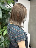 京都西院/ベージュカラー ブリーチ 髪質改善 ダブルカラー