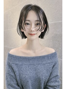 サンド 名古屋(sand) ボブ/レイヤーカット/髪質改善/ウェットヘア/オリーブベージュ