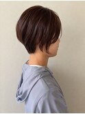 大人美シルエットショートボブ