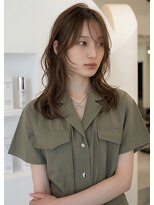 アトリエ ポルト(atelier porto) オリーブベージュの抜け感くびれミディ