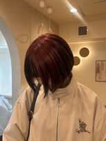 ラヴィズム 栄店(LUVISM)&nbsp;ミディアム/ボブ/レイヤー/ダブルカラー/顔周りカット/艶カラー