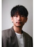men'shair/波巻きツイストスパイラル/リバースニュアンスパーマ