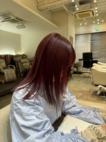 ブロッサム 池袋店(Blossom) ハッシュカット/ピンクブラウン/デザインカラー/池袋
