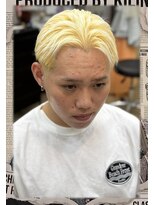 アモーレ&nbsp;ホワイトブロンド×リバースセンターパート